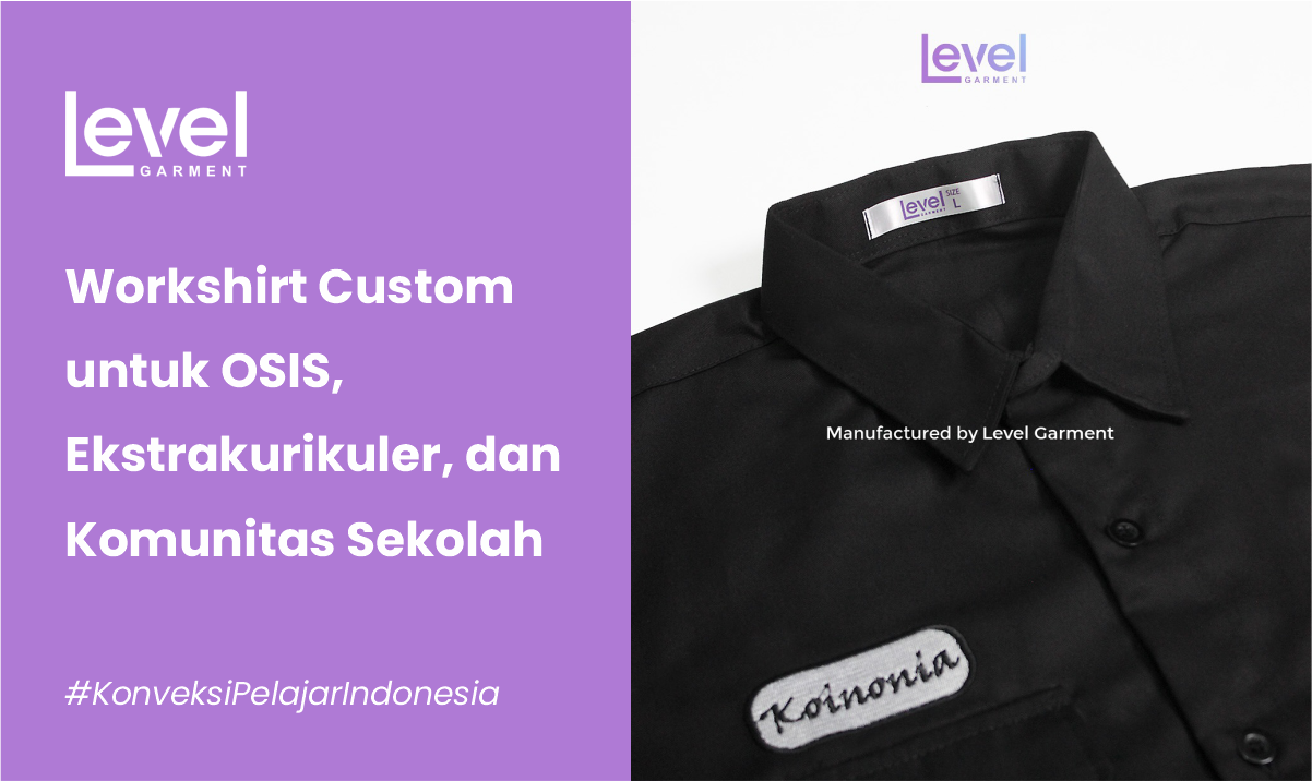 Workshirt Custom untuk OSIS, Ekstrakurikuler, dan Komunitas Sekolah