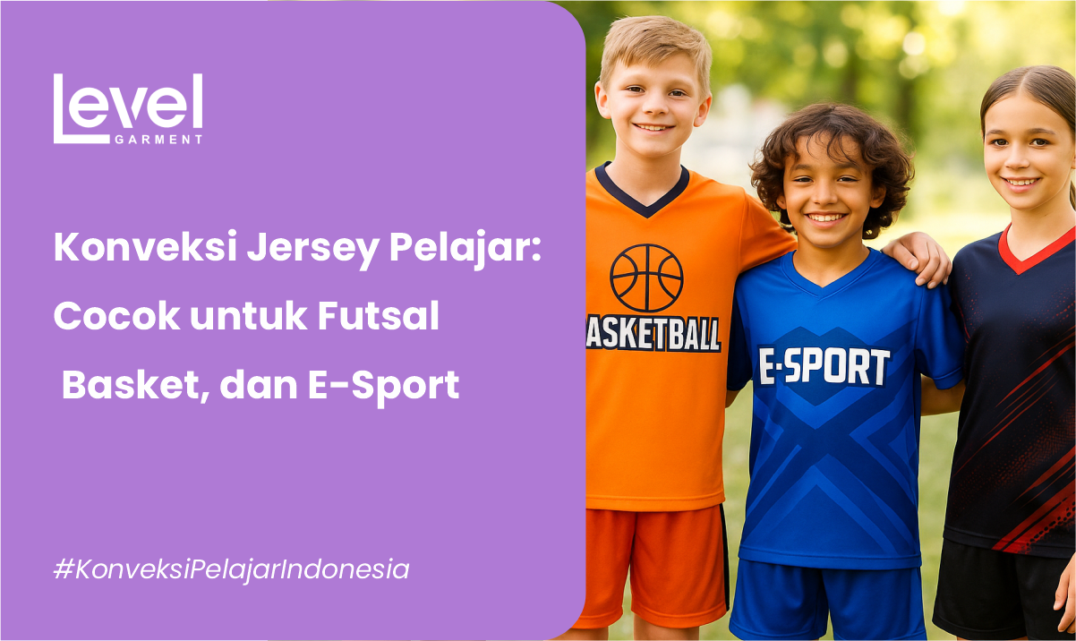 Konveksi Jersey Pelajar: Cocok untuk Futsal, Basket, dan E-Sport